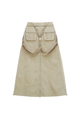 [23SS LSD COLLECTION]カーゴジッパースカート / [23SS LSD COLLECTION] ﻿Cargo Zipper Skirt