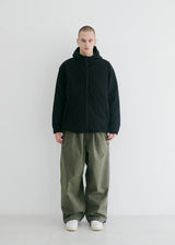ロゴコットンスーパーワイドパンツ / BSR2223FWPT005 LOGO COTTON SUPER WIDE PANTS KHAKI