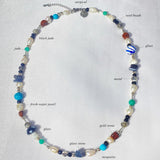 multi beads necklace 03