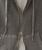STUDS VEST HOODIE (GRAY)