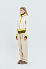 CHERRY REVERSIBLE OUTDOOR JACKET [LIME]
