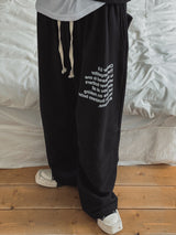 アータムレタリングトレーニングパンツ (3 color)