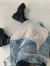 (L/S Collection) Annual Ring Lace Skirt