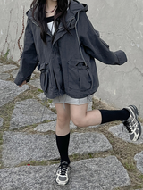 ユニセックスピグメントビンテージミリタリージャケット / Unisex pigment Vintage military jacket