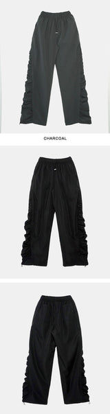 Side Shirring String Pants