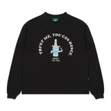 ブルーソジュ長袖Tシャツ (T22112SJ) - BLACK