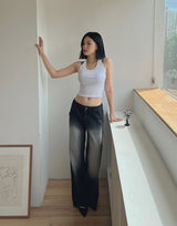 エージェントブラックブルーパンツ/no.1790 Agent Black Blue Pants
