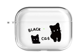 ブラックキャットAirPodsケース / Black Cat AirPod Case_Jelly
