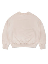 Women's Crop Circle Logo Emboss Le Lis HeavyTerry Sweatshirt CreamNavy(FCD3TS701W)