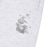 WITTY BUNNY BOUQUET GIRL TRAINING PANTS [MELANGE GRAY]