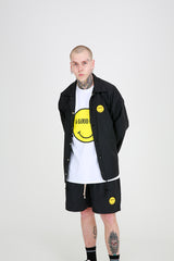 SMILE COACH JACKET (BLACK) (6699088543862)