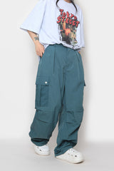 スナップワイドカーゴパンツ / Snap Wide Cargo Pants