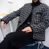 ハウンドチェックツイードジャケット/[Unisex] Hound Check Tweed Jacket (3 colors)