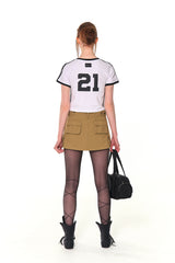 VラインスポーティーTシャツ