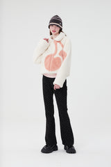 ビッグチェリーボアファージャンパー／BIG CHERRY BOA FUR JUMPER [IVORY]