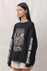  RETRO SWEATSHIRT / BLACK