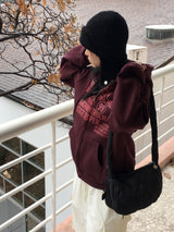【起毛/UNISEX】2WAYカーゴトラックパンツ ジョガーパンツ