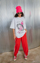 チューブキャットTシャツ/tube cat tee _ pink