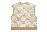 アーガイルロゴニットベスト / ARGYLE LOGO KNIT VEST_OATMEAL