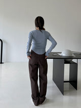 チョコワイドパンツ / no.3443 Choco Wide Pants