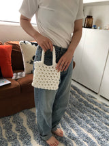 フルーツネットバッグ ミニ/fruit net bag mini (white)