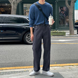 クボセミワイドローデニムパンツ / Kubo Semi-Wide Raw Denim Pants (2 colors)