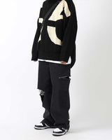 ムパナイフカッティングデニムパンツ / Mupa Knife Cutting Denim Pants (2color)