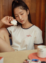 ピース＆ラブ クラブ リンガー Tシャツ / Peace&Love*Club Ringer T-shirt