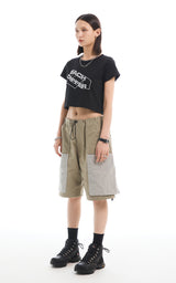 リフレクティブクロップTシャツ