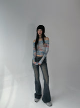 blue rain blouse
