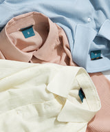 ステッチストライプシャツ/Stitch Stripe Shirt S114 Serenity Blue