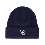 3D Monogram Beanie Navy