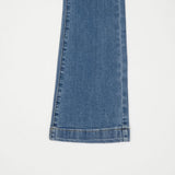 セミブーツカットフィットベルトセットデニムパンツ / LEE EUN-JI WORN SEMI BOOTSCUT FIT BELT SET DENIM PANTS [6880]