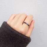 レターリング1 / [CCNMADE] LETTER RING 1 (Gray&Wine)