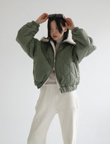 ヴィンテージキルティングジャンパー/vintage quilted jumper