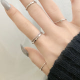 ミニハートレイヤードリングセット / Mini Heart Layered Ring 10 Set (2 color)