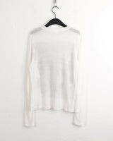 Regent Ribbon Smudging Long Sleeve T-Shirt