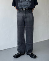 GMダブルスクエアデニムパンツ / GM Double Square Denim Pants (XS ~ L)