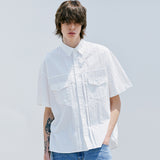2ND タイプトラッカーナイロンシャツ / 2ND TYPE TRUCKER NYLON SHIRT WHITE
