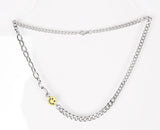 No.8362 smile unbal necklace (3color)