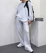 プリーツウォッシングトレーニングサイドスリットパンツ/[Unisex] Pleated washing training side slit pants (6 colors)
