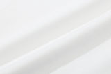 リーセントロゴストライプハーフシャツ/RECENT LOGO HALF SHIRT_WHITE