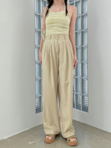 ジアピンタックスラックス / Jia Pintuck Slacks (2color)