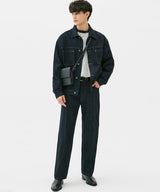 WASHING STITCH DENIM PANTS (INDIGO) (6585490047094)