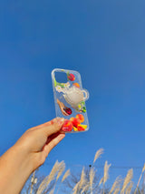 スプリングピクニックジェリースマホケース/Spring picnic jelly case