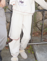 ハクオリエンタルスウェットパンツ / haku oriental sweat pants [ivory]