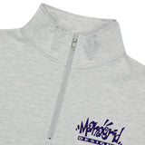 ラベルロゴハーフジップスウェットシャツ / LABEL LOGO HALF ZIP SWEATSHIRT