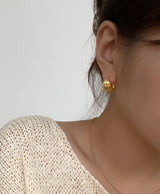 クレープピアス / crepe earring