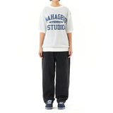 カレッジロゴハーフニット / COLLEGE LOGO HALF KNIT