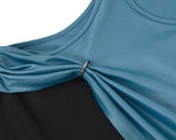 チェーンリンクレイヤードトップ / Chain Link Layered Top _ Teal